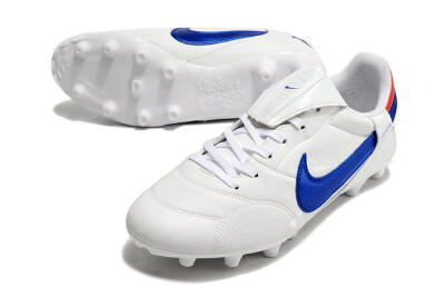 Nike Premier 3 FG Low-Tops Football Boots - White/Blue/Red