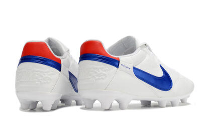 Nike Premier 3 FG Low-Tops Football Boots - White/Blue/Red