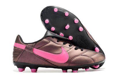 Nike Premier 3 FG Low-Tops Football Boots - Brown/Pink/Black