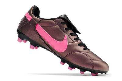 Nike Premier 3 FG Low-Tops Football Boots - Brown/Pink/Black