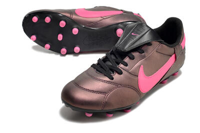 Nike Premier 3 FG Low-Tops Football Boots - Brown/Pink/Black