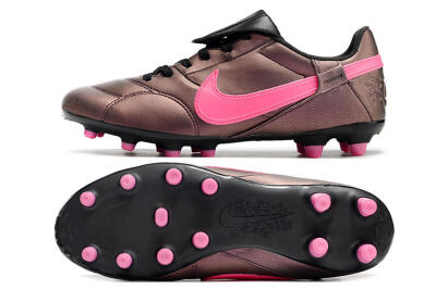 Nike Premier 3 FG Low-Tops Football Boots - Brown/Pink/Black