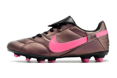 Nike Premier 3 FG Low-Tops Football Boots - Brown/Pink/Black