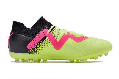 Puma Future Ultimate MG Low-Tops Football Boots - Green/Pink/Black