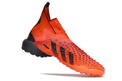 Adidas Predator Freak+ TF High-Tops Football Shoes - Orange/Black