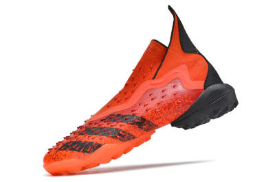Adidas Predator Freak+ TF High-Tops Football Shoes - Orange/Black