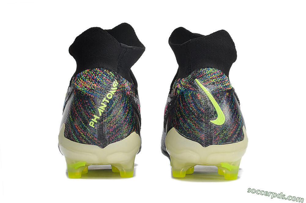 Nike Phantom GX Elite DF AG High-Tops Football Boots - Black/Rainbow 5