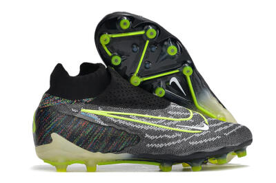Nike Phantom GX Elite DF AG High-Tops Football Boots - Black/Rainbow