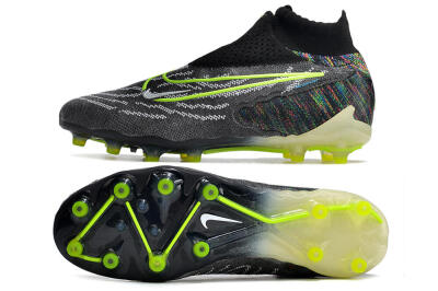 Nike Phantom GX Elite DF AG High-Tops Football Boots - Black/Rainbow
