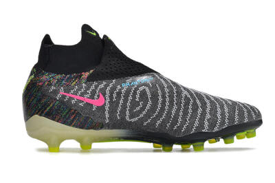 Nike Phantom GX Elite DF AG High-Tops Football Boots - Black/Rainbow