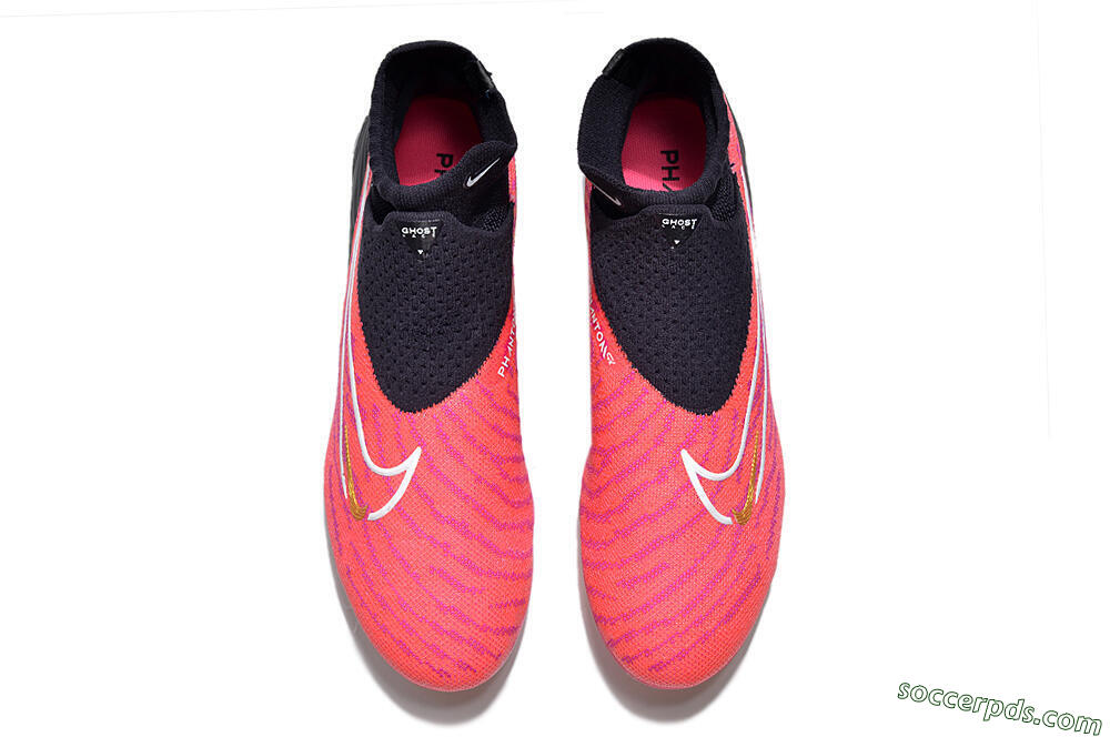 Nike Phantom GX Elite DF AG High-Tops Football Boots - Pink/White/Black 4