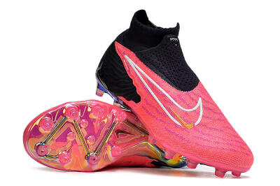 Nike Phantom GX Elite DF AG High-Tops Football Boots - Pink/White/Black