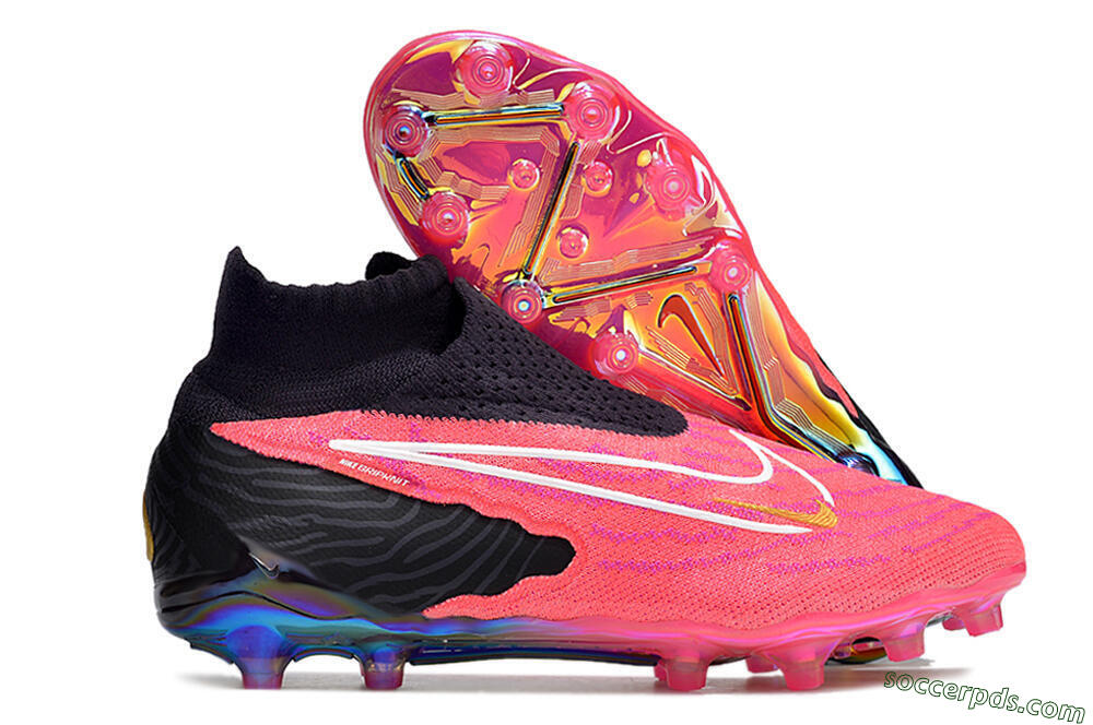 Nike Phantom GX Elite DF AG High-Tops Football Boots - Pink/White/Black 1