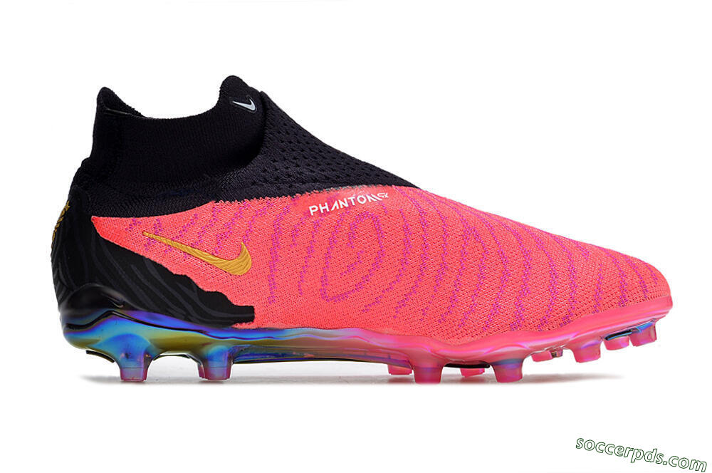 Nike Phantom GX Elite DF AG High-Tops Football Boots - Pink/White/Black 7