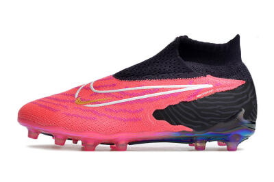 Nike Phantom GX Elite DF AG High-Tops Football Boots - Pink/White/Black