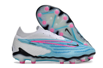 Nike Phantom GX Elite AG Low-Tops Football Boots - Blue/Pink/White