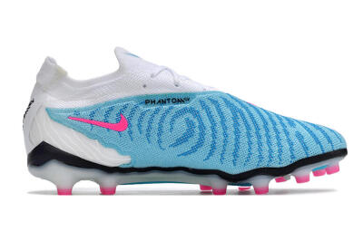 Nike Phantom GX Elite AG Low-Tops Football Boots - Blue/Pink/White