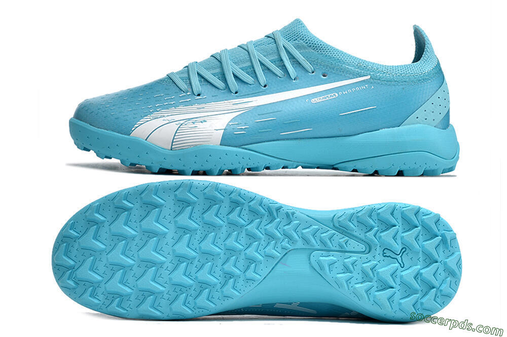 Puma Ultra Ultimate TF Low-Tops Football Shoes - Blue/White 0