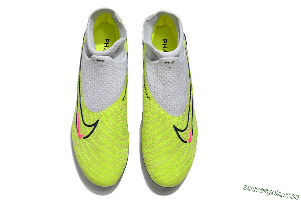 Nike Phantom GX Elite DF AG High-Tops Football Boots - Green/Blue/White 4