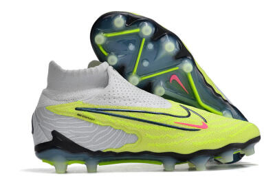 Nike Phantom GX Elite DF AG High-Tops Football Boots - Green/Blue/White