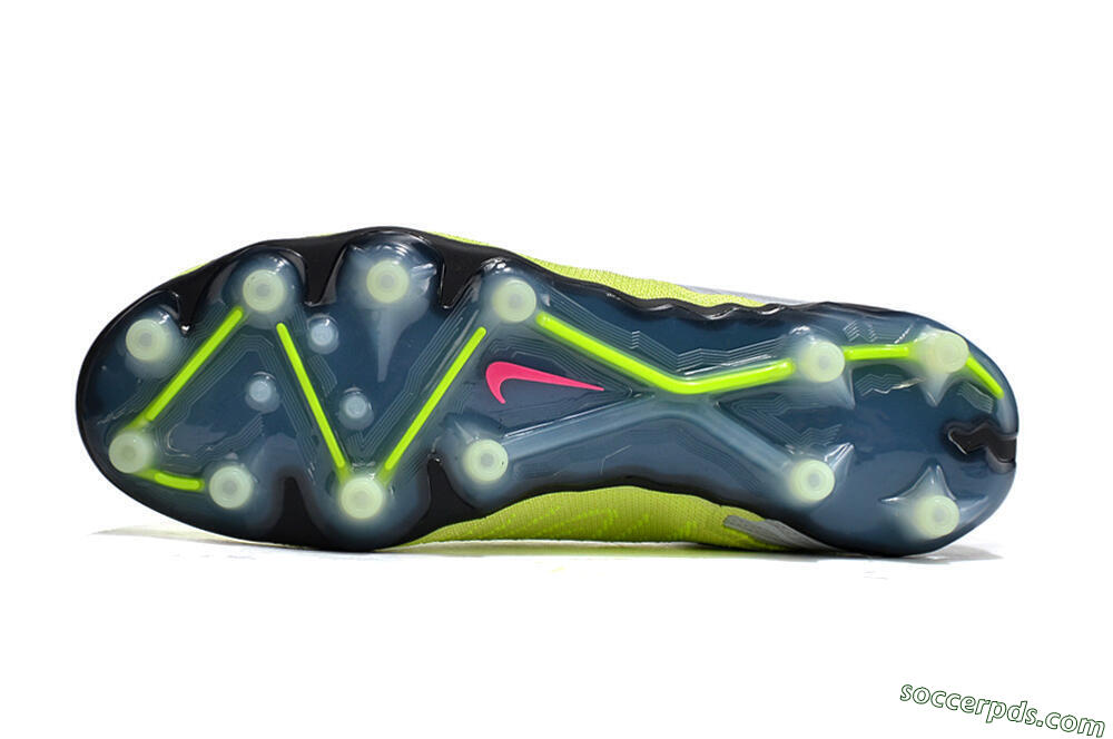 Nike Phantom GX Elite DF AG High-Tops Football Boots - Green/Blue/White 6