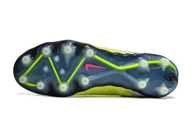 Nike Phantom GX Elite DF AG High-Tops Football Boots - Green/Blue/White