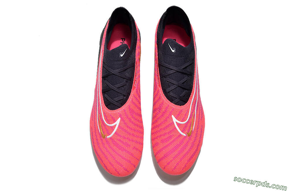 Nike Phantom GX Elite AG Low-Tops Football Boots - Pink/White/Black 4