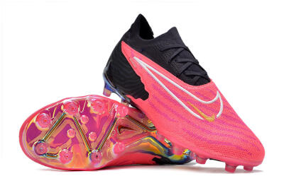 Nike Phantom GX Elite AG Low-Tops Football Boots - Pink/White/Black
