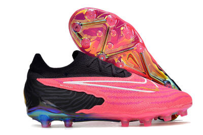 Nike Phantom GX Elite AG Low-Tops Football Boots - Pink/White/Black