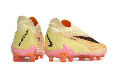 Nike Phantom GX Elite AG Low-Tops Football Boots - Yellow/Black/Pink