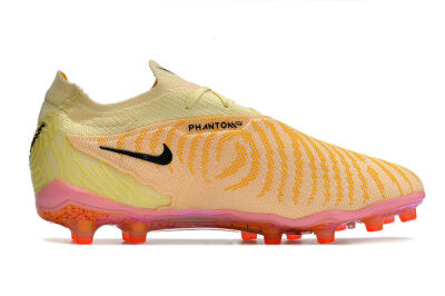 Nike Phantom GX Elite AG Low-Tops Football Boots - Yellow/Black/Pink