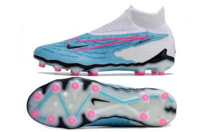 Nike Phantom GX Elite DF AG High-Tops Football Boots - Blue/Black/White/Pink
