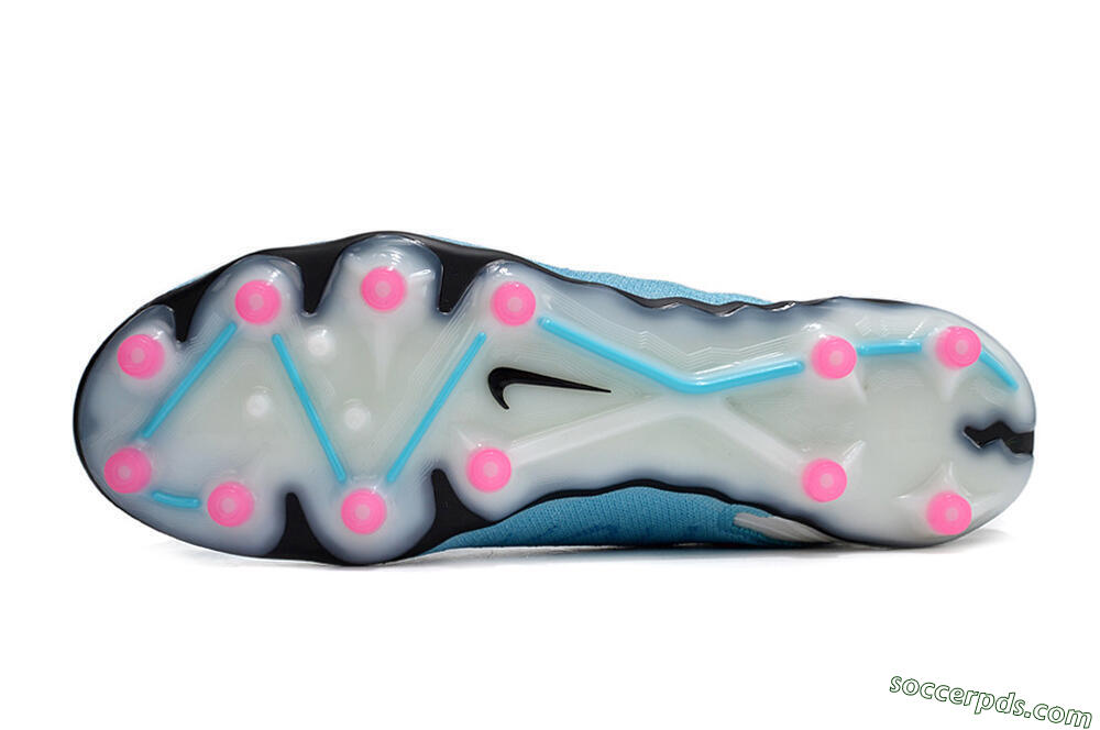 Nike Phantom GX Elite DF AG High-Tops Football Boots - Blue/Black/White/Pink 6