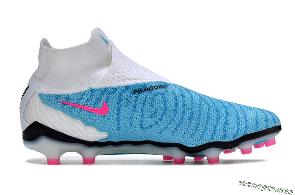 Nike Phantom GX Elite DF AG High-Tops Football Boots - Blue/Black/White/Pink 7