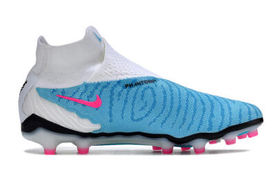 Nike Phantom GX Elite DF AG High-Tops Football Boots - Blue/Black/White/Pink