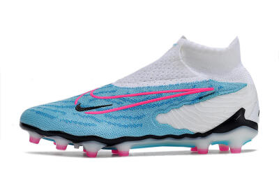 Nike Phantom GX Elite DF AG High-Tops Football Boots - Blue/Black/White/Pink
