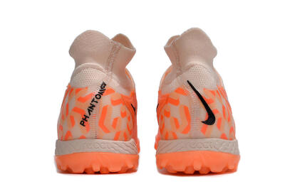 Nike Phantom GX Elite DF Link TF High-Tops Football Shoes - Orange/Black/Pink