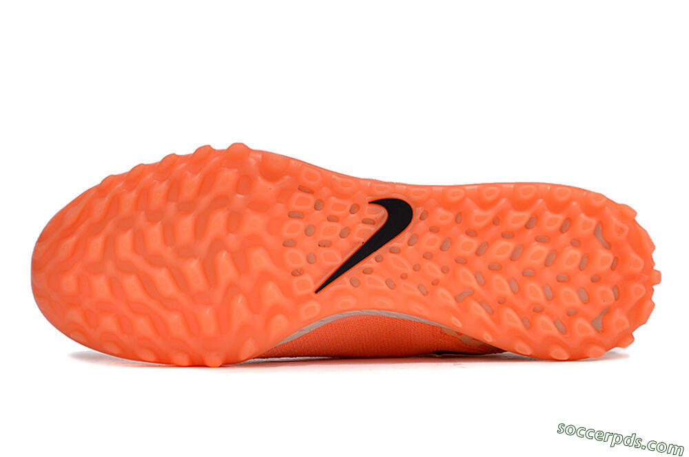 Nike Phantom GX Elite DF Link TF High-Tops Football Shoes - Orange/Black/Pink 6