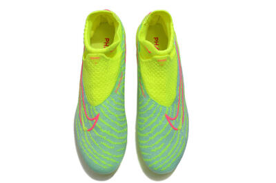 Nike Phantom GX Elite DF FG High-Tops Football Boots - Blue/Green/Pink