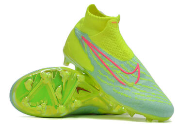 Nike Phantom GX Elite DF FG High-Tops Football Boots - Blue/Green/Pink