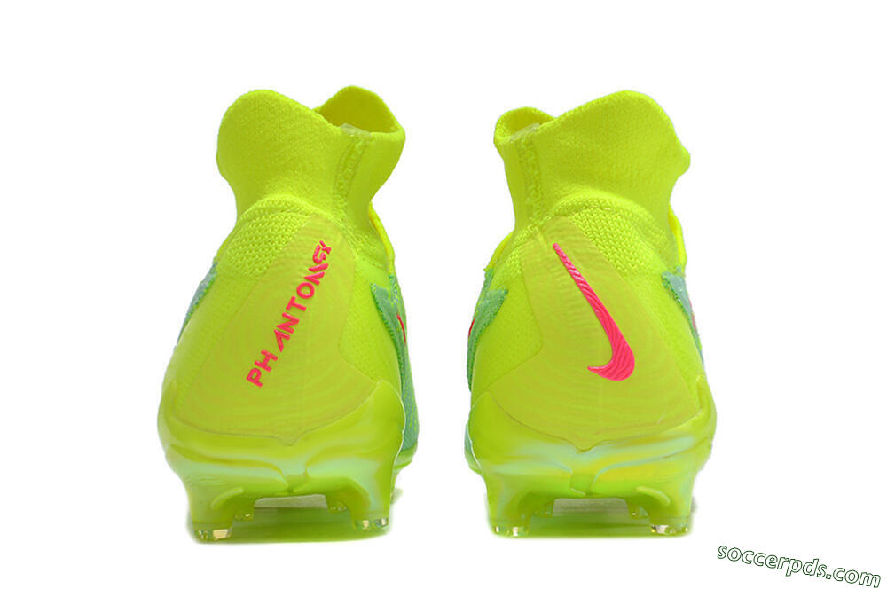 Nike Phantom GX Elite DF FG High-Tops Football Boots - Blue/Green/Pink 5