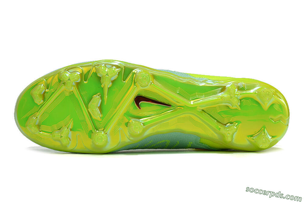 Nike Phantom GX Elite DF FG High-Tops Football Boots - Blue/Green/Pink 6