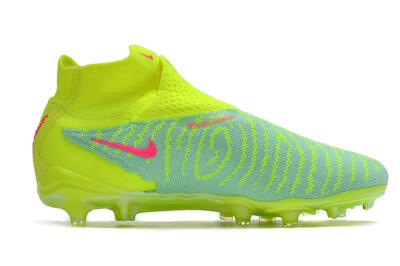 Nike Phantom GX Elite DF FG High-Tops Football Boots - Blue/Green/Pink