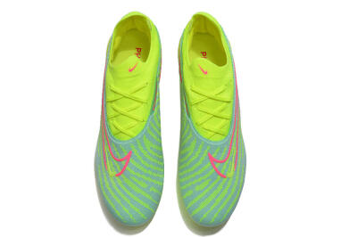 Nike Phantom GX Elite FG Low-Tops Football Boots - Blue/Green/Pink