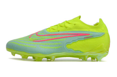 Nike Phantom GX Elite FG Low-Tops Football Boots - Blue/Green/Pink