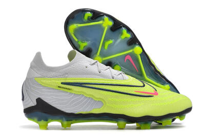 Nike Phantom GX Elite FG Low-Tops Football Boots - Green/Pink/Black/White