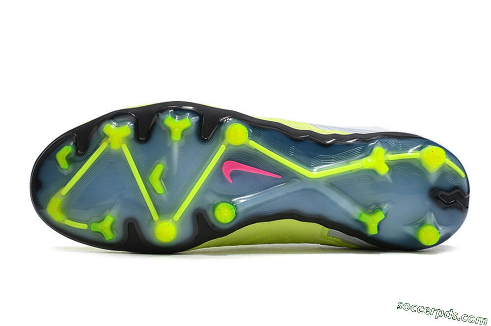Nike Phantom GX Elite FG Low-Tops Football Boots - Green/Pink/Black/White 6