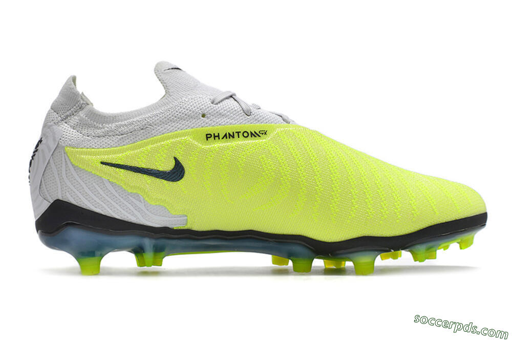 Nike Phantom GX Elite FG Low-Tops Football Boots - Green/Pink/Black/White 7