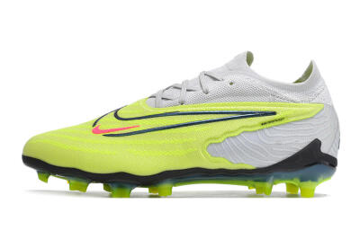 Nike Phantom GX Elite FG Low-Tops Football Boots - Green/Pink/Black/White