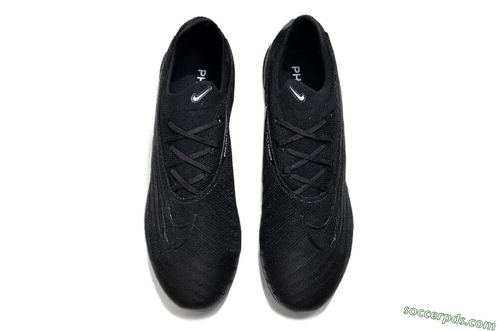 Nike Phantom GX Elite FG Low-Tops Football Boots - Black/White/Black 4